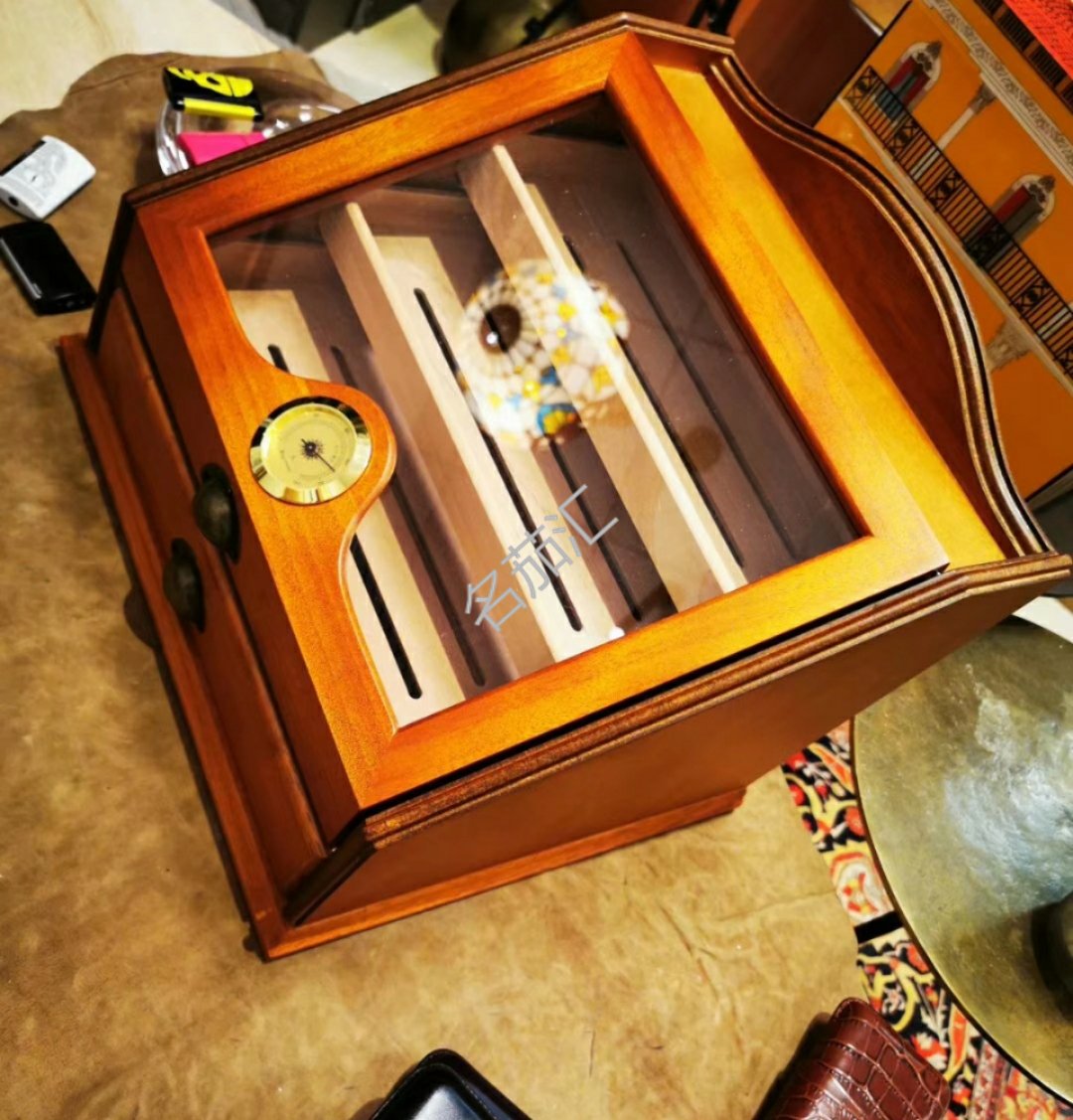 高端复古保湿盒雪茄柜改进版